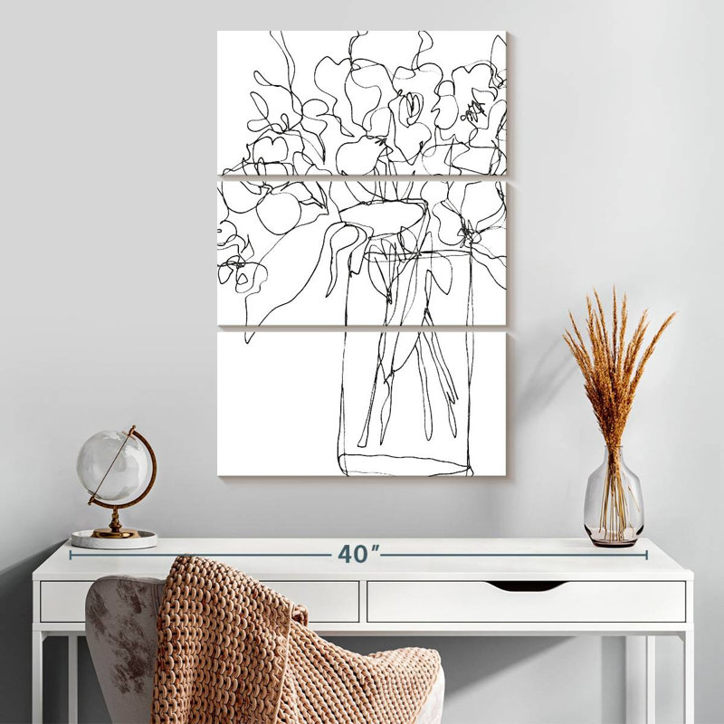 Contour Bouquet II, H 32 po x l 20 po