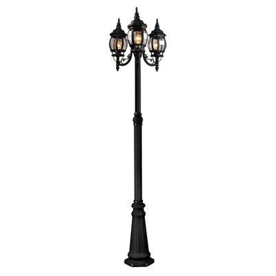 Lampadaire 3 lumières 87,5 po Fisher (double) Fisher