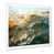 White Single Picture Framed