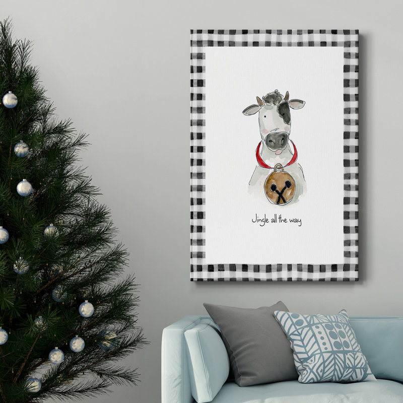 " Jingle Cow ", 48" H x 32" W x 1" D