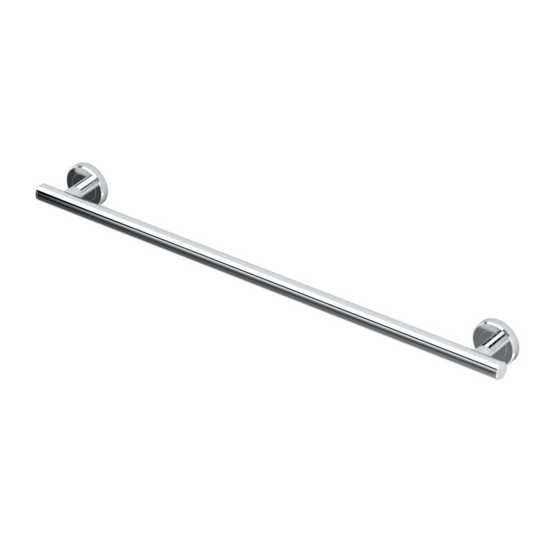 Latitude II Wall Mounted Stainless Steel Safety Grip Bar, Chrome, 21"