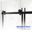 56"-60"W X 70"H Frameless Shower Door
