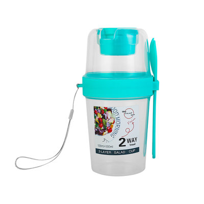 Breakfast cup Breakfast Cup, Cup, Portable Fruit And Vegetable Light Food With Fork Cover, Yogurt Cup, Cup