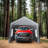 12x20ft Garage Canopy Tent: , Rust , Spacious Interior, Waterproof & Ventilated For Various Needs Portable: Structure, Waterproof, With Sidewalls And Doors