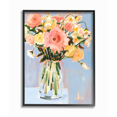 " Chic Floral Bouquet Pastel Spring Flowers " by Victoria Borges