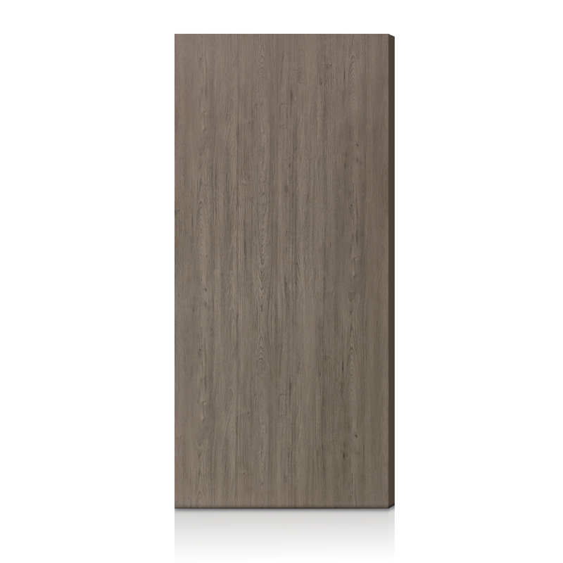 Dalle de porte intérieure grise à texture creuse, 96 po x 22 po