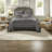 Luxurious 5-piece Jacquard Bedding Sets, Reversible Queen, Grey