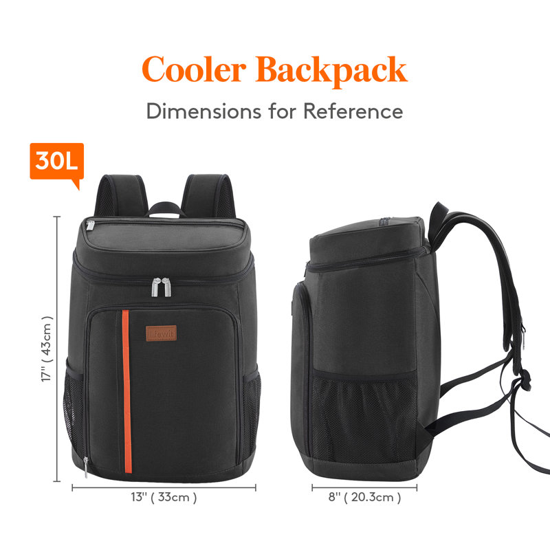 Arlmont & Co. 30-36 Cans Backpack Cooler Waterproof  display picture 3
