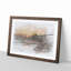 Sunset Behind the Pier Sketch - Picture Frame Graphic Art Print-56874824-56874828