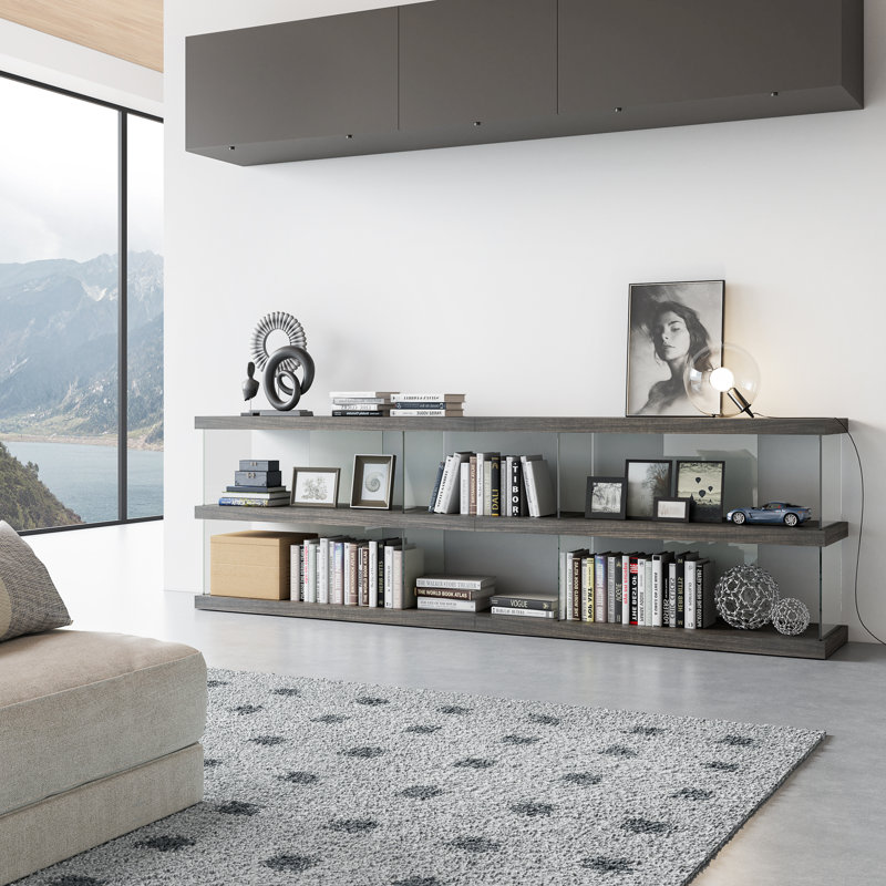 Chrystal Modern Glass-panel Display Shelf
