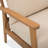 Weslyn Solid Wood Patio Lounge Chair