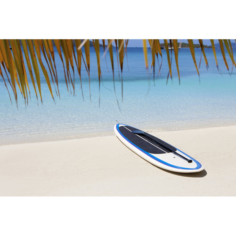 Paddleboard And Oar by Cdwheatley - Wrapped Canvas Print, 81cm H x 122cm W x 3.8cm D