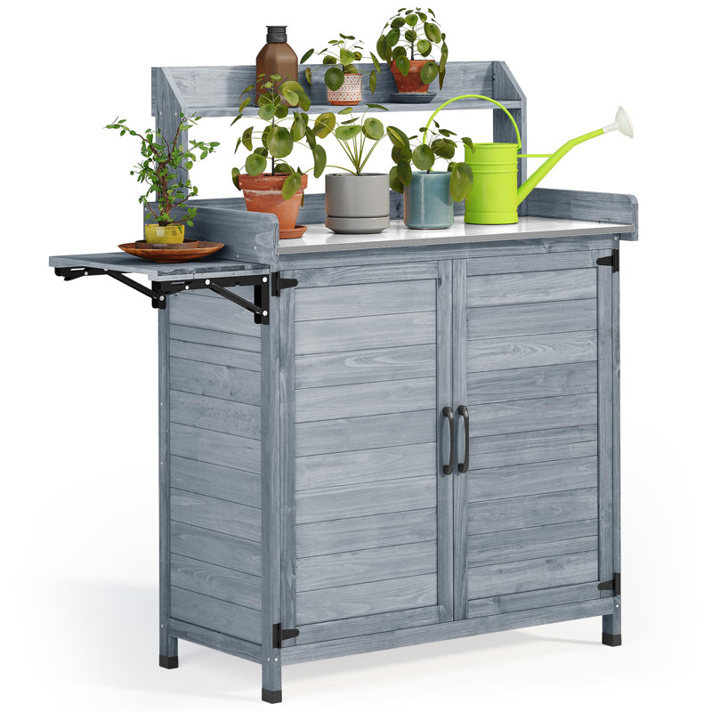 Banc de rempotage Ramush, gris