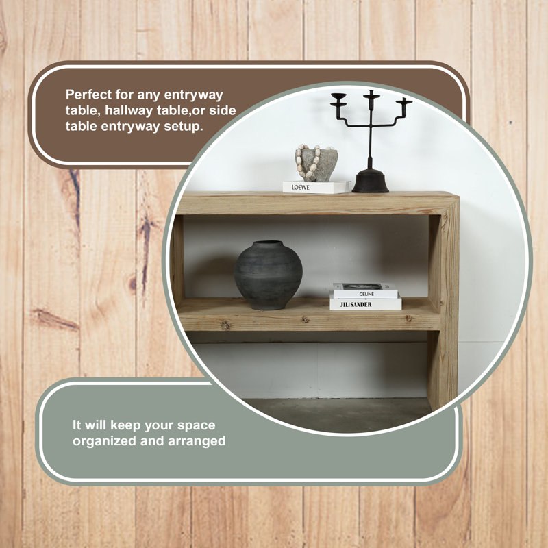 19.3'' W Solid Wood Console Table