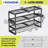 24-Inch 4-Layer Power Tool Storage Rack With Charging Shelf - Wall Mount Organizer For Drills, Tools, And Accessories