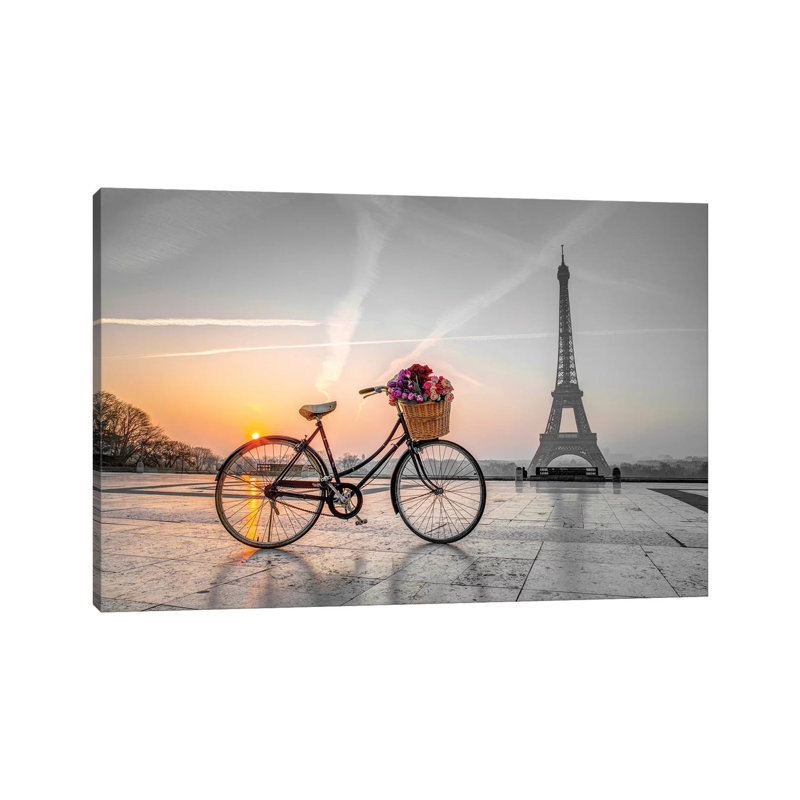 Paris IX 1 Piece Wrapped Canvas Wall Art, 30.48 cm H x 45.72 cm W