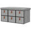 6 Pair Shoe Storage Bench