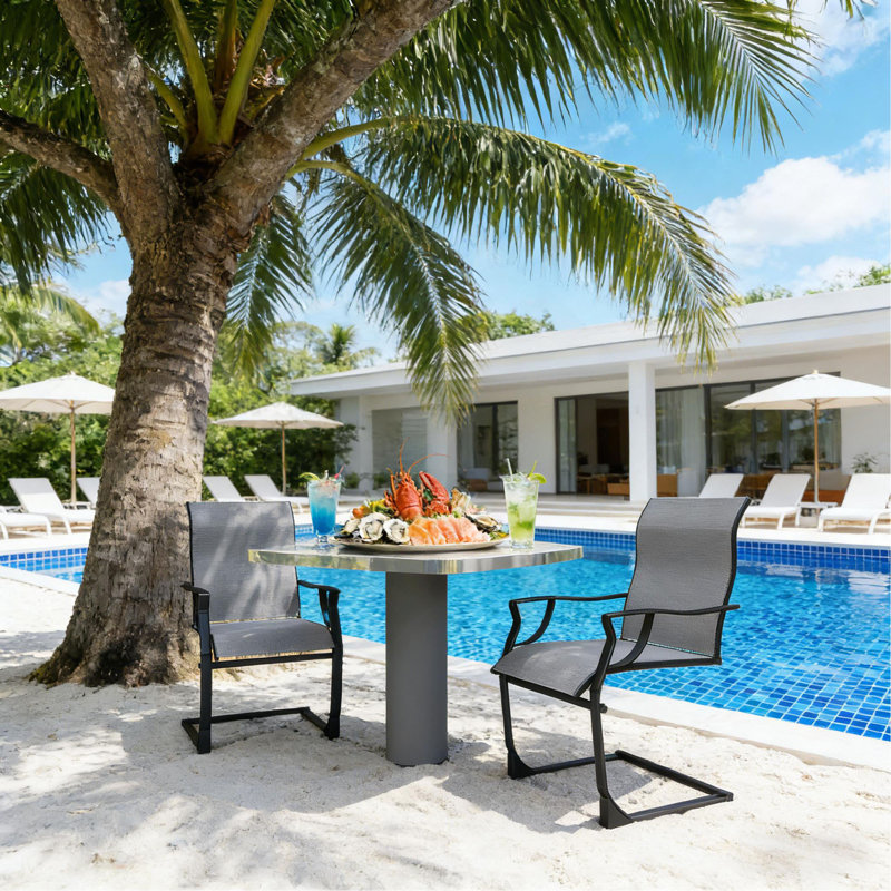 Ensemble de 2 chaises de patio pour l'extérieur
