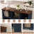 6 - Cube 47.4"W Storage Bookcase Horizontal Bookshelf Organizer with Anti-tip Hardware-1140977538-1140977536
