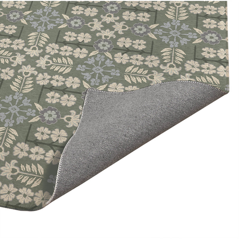 Tapis de bureau léger Madden, L 60 po x P 84 po, Sauge