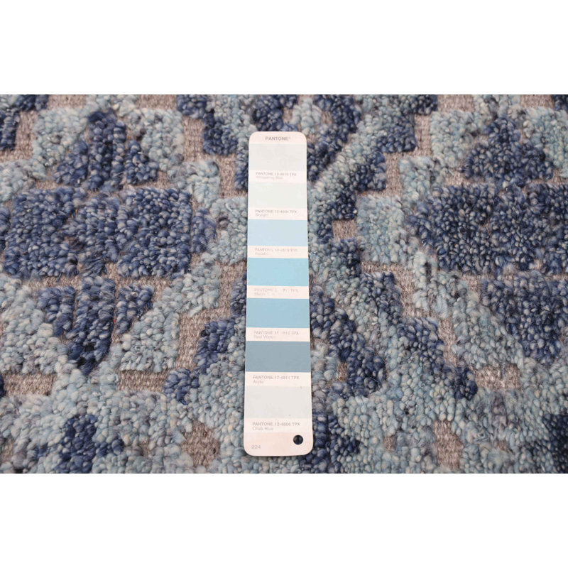 Tapis bleu Tangier 5 pi 4 po x 7 pi 8 po