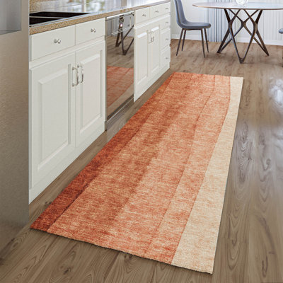 Premium Machine Washable Prisco Paprika Rug