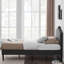 Kempst Fabric Bed Frame with Adjustable Headboard, Upholstered Platform Bed, Mattress Foundation, No Box Spring Needed-911357070-920388573