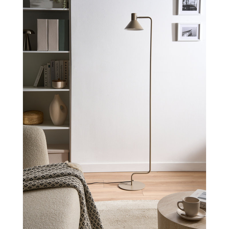 Floor Lamp Braxleigh Metal Beige