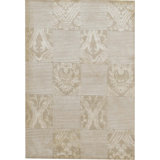 Patchwork Area Rug in Cream
