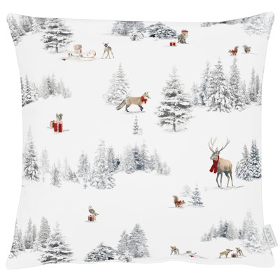 White Square Throw Cushion