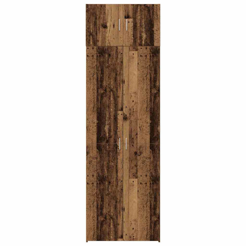 Storage Cabinet 70X42.5X225 Cm Engineered Wood, Brown