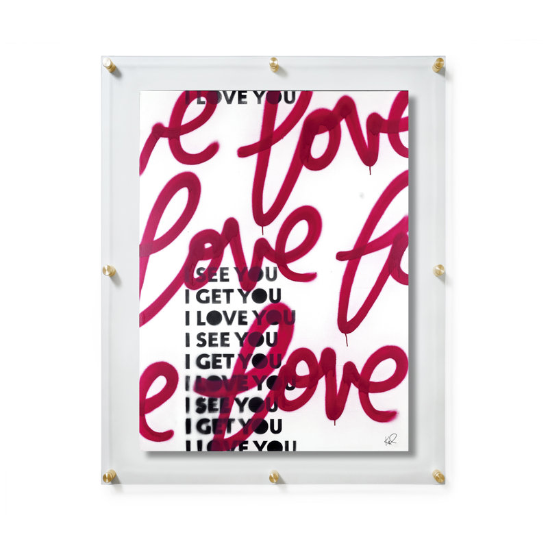 I See You, I Get You by Kent Youngstrom, 34" H x 44" W, Framed Print without Mat