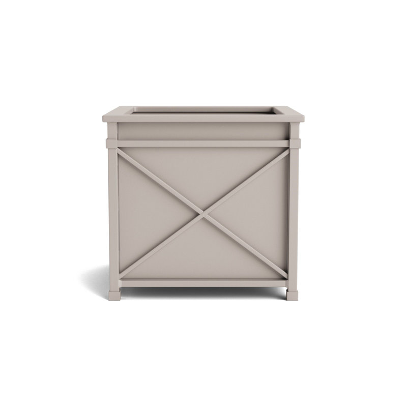 Venetian Square Outdoor Planter, Dove