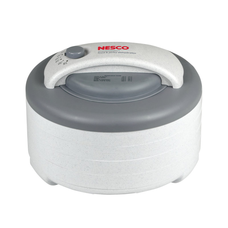 Nesco Snackmaster 4-Tray Gray and White Food Dehydrator