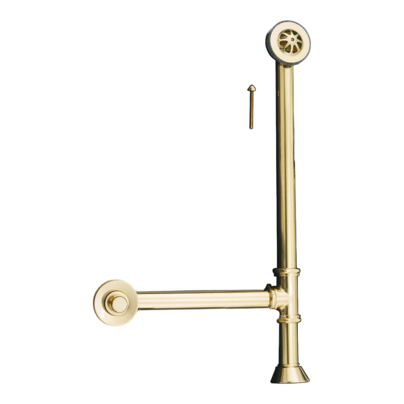 Leg Tub Drain with Overflow, Oil Rubbed Bronze
