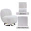 Fauteuil d'appoint en sherpa Yedaid Teddy