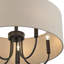 Lustre suspendu 5 lumières Ashani
