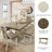 Balendin Solid Wood Base Dining Table