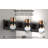 Yeltsin Bathroom Light Fixtures LED Vanity Lights Refined Crystal Clear Cylinder Design Lampshade Black and Bronze 4000K Wall Light Fixtures-93365624