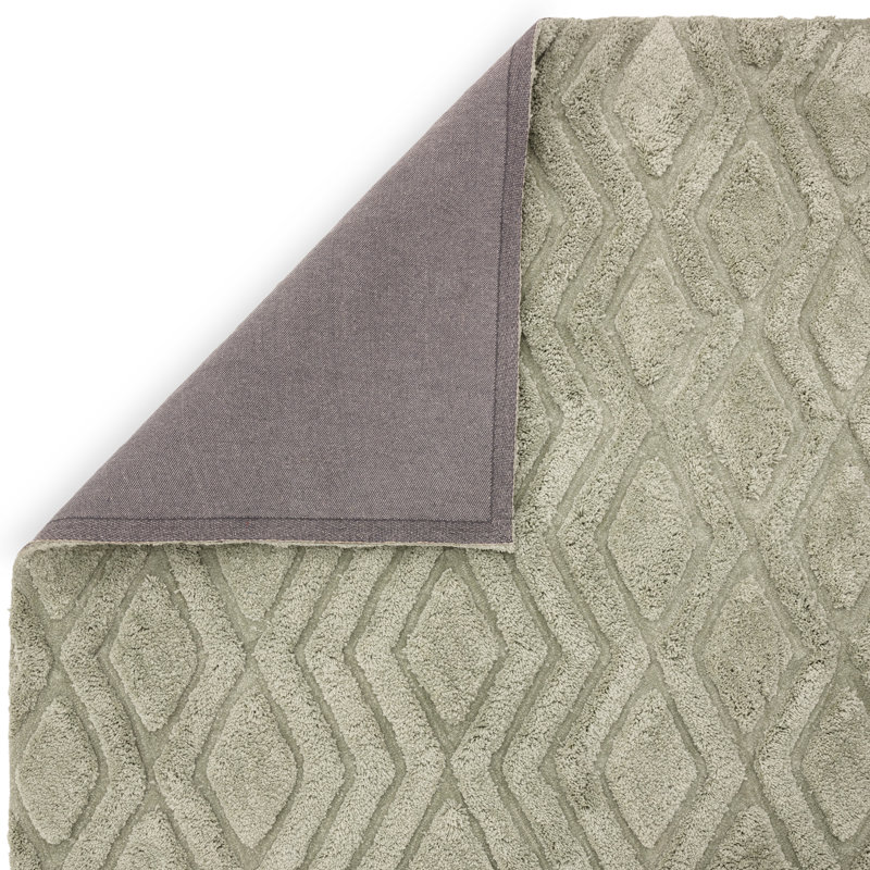 Peck Geometric Shag Area Rug, Rectangle 120 x 170cm