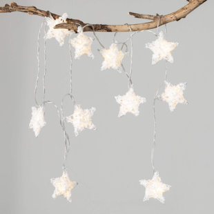 Guirlande fantaisie 6 pi avec lumières DEL claires / blanches