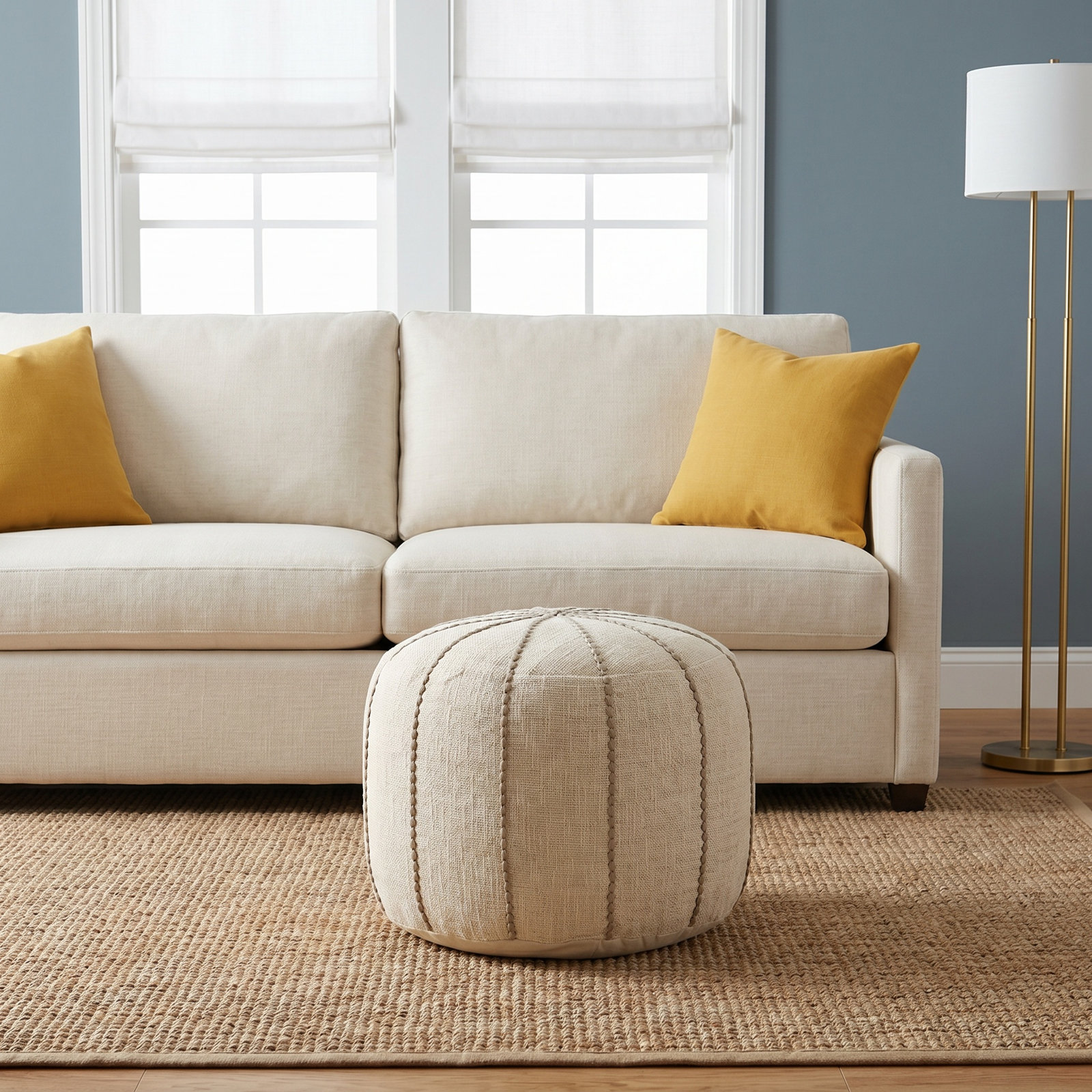 Jayleen Upholstered Pouf