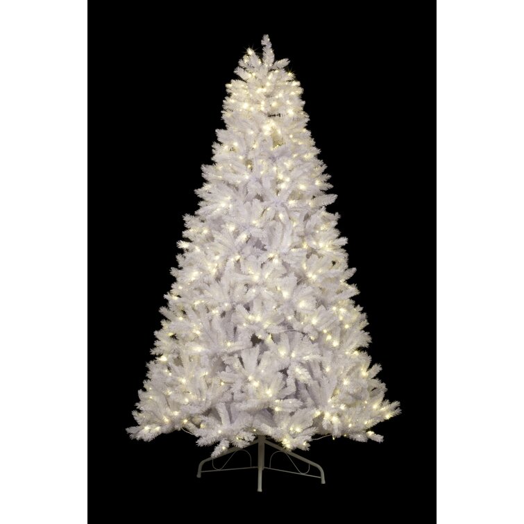 7.5' Pre-Lit Medium Iridescent Pine Artificial Christmas Tree - Multi-Color  LED Lights