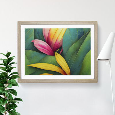 Jungle Flowers Vol.1 - Framed Print