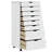 vidaXL MOSS 8-Drawer Chest with Wheels, Solid Pinewood-91217209