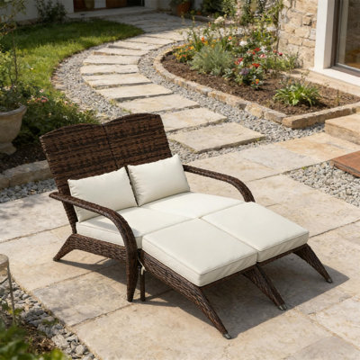 Chaise d'extérieur à haut dossier
