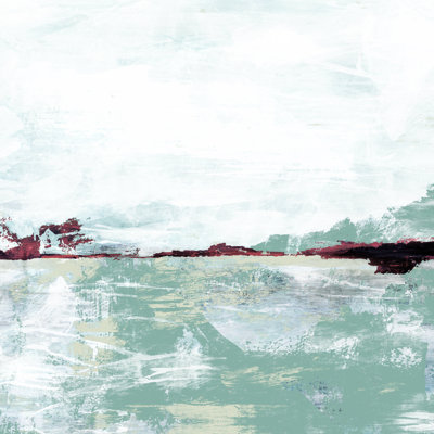 Abstract Oceanscape - Wrapped Canvas Painting