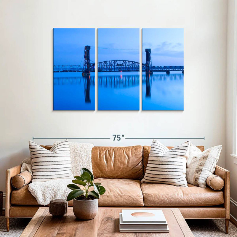 Lilie Decatur Railway Bridge, 36" H x 57" W