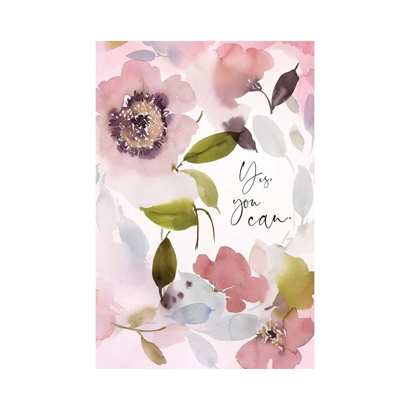 Yes You Can by Stephanie Ryan - Print on Canvas, Wrapped Canvas, 66.04cm H x 45.72cm W x 3.81cm D