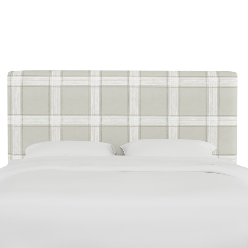 Feuerstein Upholstered Cotton Panel Headboard, Twin